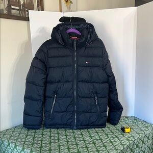 Tommy Hilfiger Men's Blue Puffer Jacket